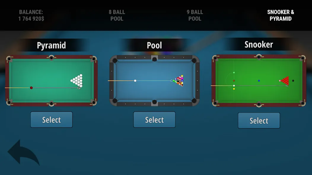 Скачать взлом Pool Online — 8 Ball, 9 Ball (Пул Онлайн)  [МОД Все открыто] — стабильная версия apk на Андроид screen 3