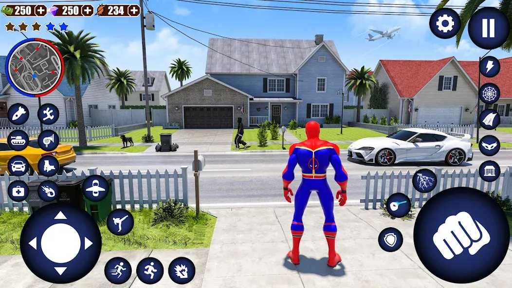 Скачать взлом Flying Superhero Robot Games (Флайинг Супергерой Робот Игры)  [МОД Unlocked] — полная версия apk на Андроид screen 4