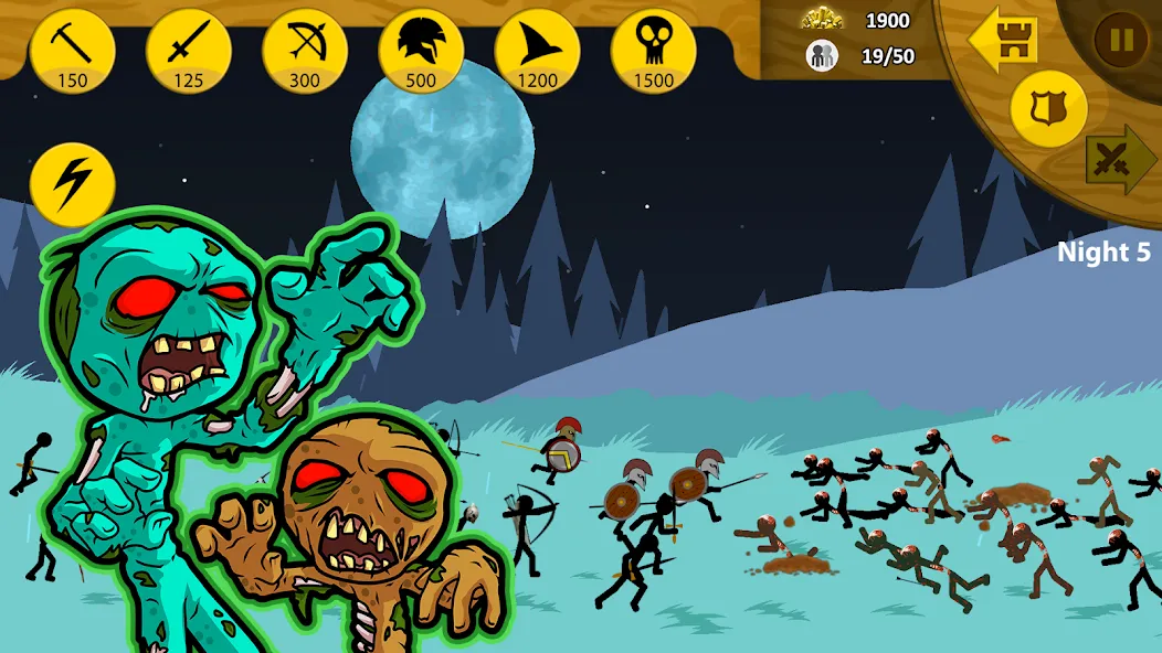 Взломанная Stick War: Legacy (Стик Вар)  [МОД Меню] — полная версия apk на Андроид screen 2