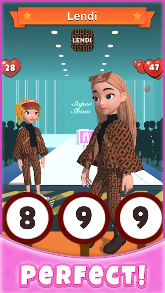 Взлом Catwalk Battle — Dress up! (Кэтволк Баттл)  [МОД Unlimited Money] — последняя версия apk на Андроид screen 2