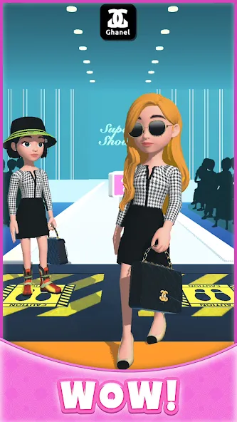 Взлом Catwalk Battle — Dress up! (Кэтволк Баттл)  [МОД Unlimited Money] — последняя версия apk на Андроид screen 4