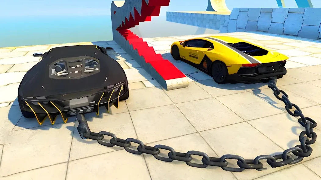 Взлом Stunt Car Crash (Стант Кар Краш)  [МОД Mega Pack] — полная версия apk на Андроид screen 2