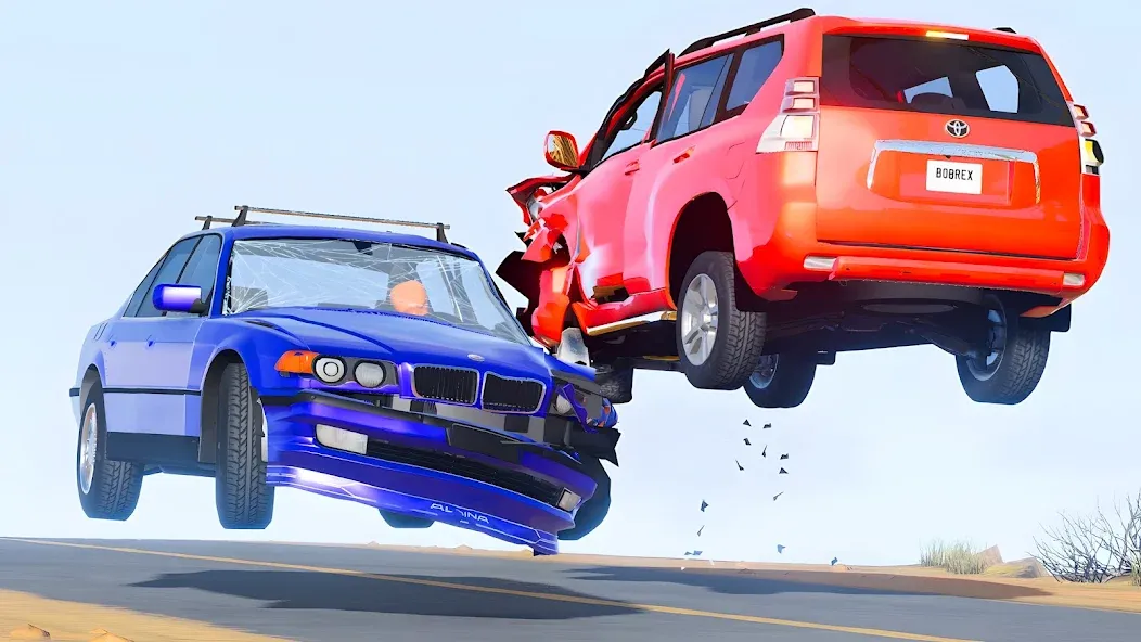 Взлом Stunt Car Crash (Стант Кар Краш)  [МОД Mega Pack] — полная версия apk на Андроид screen 3