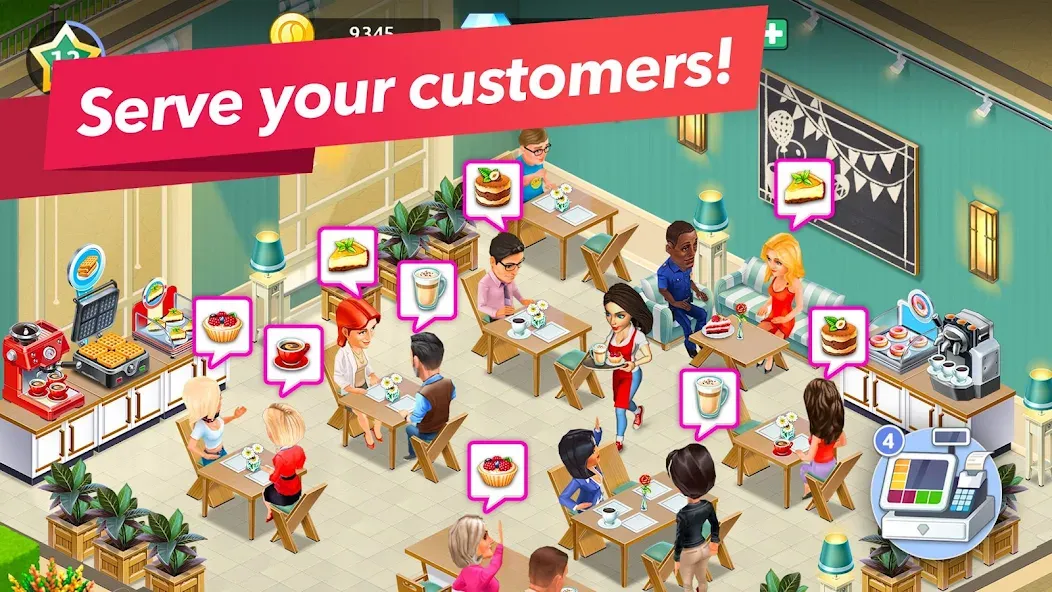 Взлом My Cafe — Restaurant Game  [МОД Много монет] — стабильная версия apk на Андроид screen 3