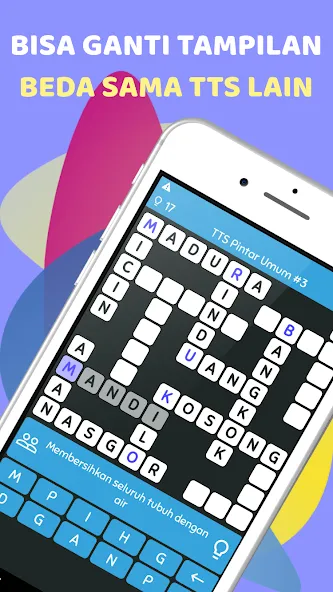 Взломанная TTS Pintar — Teka Teki Silang (Пинтар)  [МОД Бесконечные монеты] — полная версия apk на Андроид screen 4