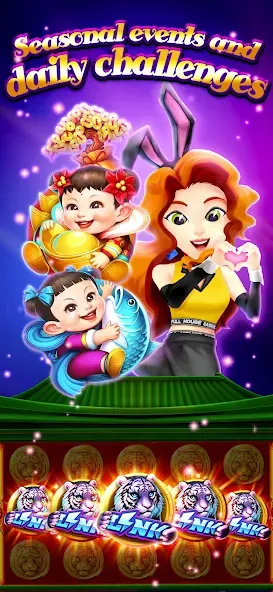 Взлом Full House Casino — Slots Game (Фулл Хаус Казино)  [МОД Все открыто] — последняя версия apk на Андроид screen 5