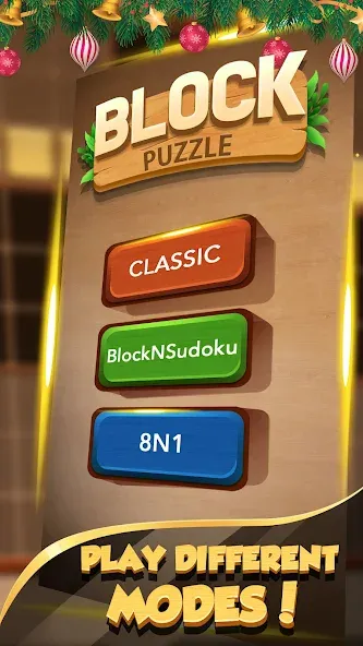 Скачать взломанную Wood Block Puzzle — Wood crush (Вуд Блок Пазл)  [МОД Menu] — последняя версия apk на Андроид screen 4