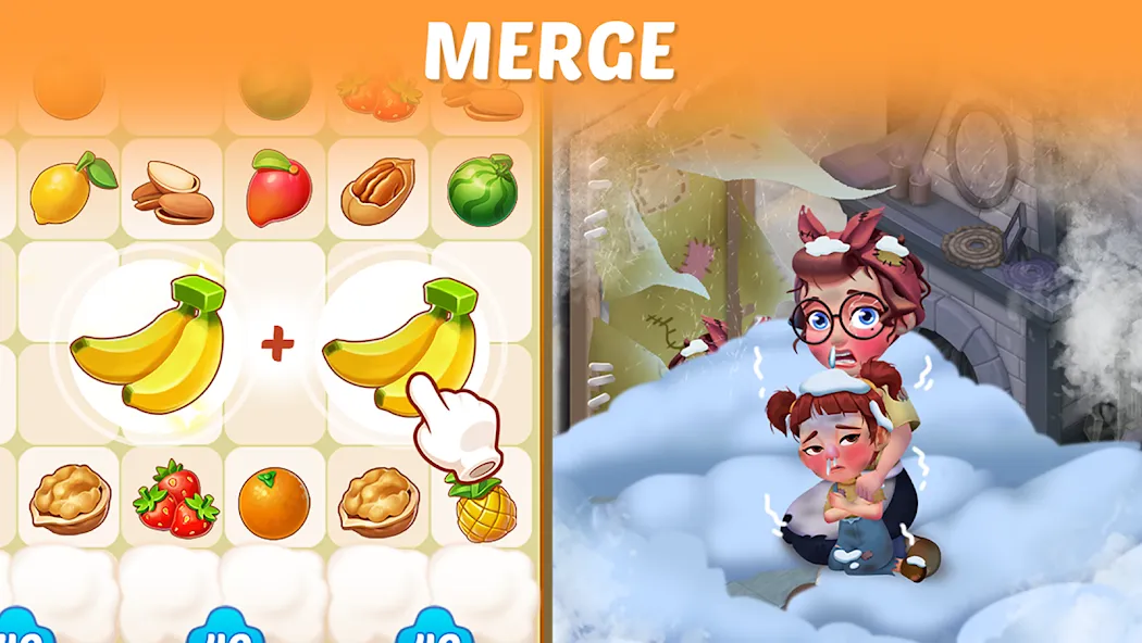 Скачать взлом Merge Cooking:Theme Restaurant  [МОД Menu] — последняя версия apk на Андроид screen 2