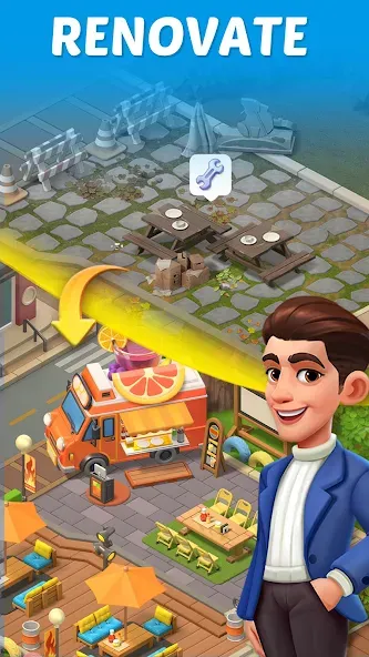 Скачать взлом Merge Cooking:Theme Restaurant  [МОД Menu] — последняя версия apk на Андроид screen 5