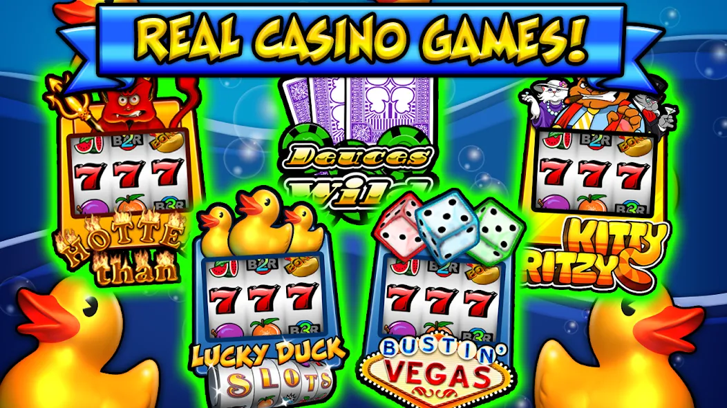 Взлом Lucky Duck Slots (Лаки Дак Слотс)  [МОД Unlocked] — полная версия apk на Андроид screen 1