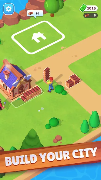 Скачать взлом Town Mess — Building Adventure (Таун Месс)  [МОД Много денег] — полная версия apk на Андроид screen 1