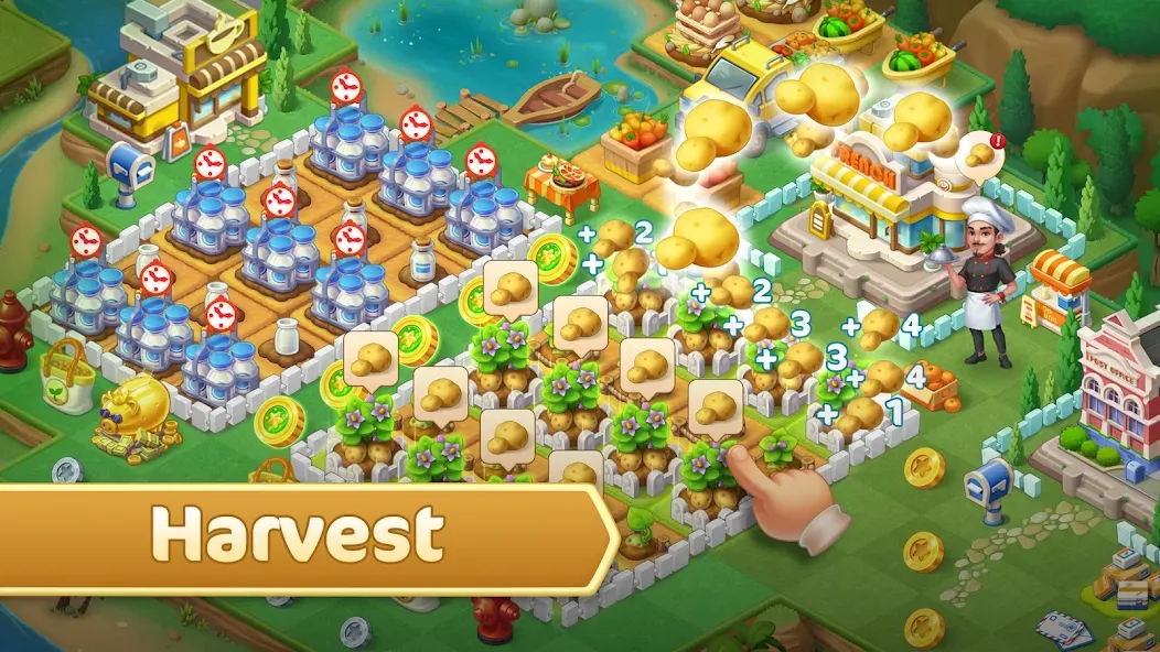 Взломанная Merge County® (Мердж Каунти)  [МОД Много денег] — полная версия apk на Андроид screen 2