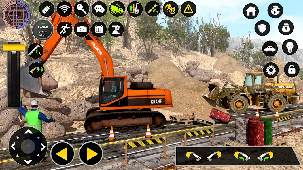 Скачать взлом Construction Excavator Game 3D  [МОД Все открыто] — полная версия apk на Андроид screen 4