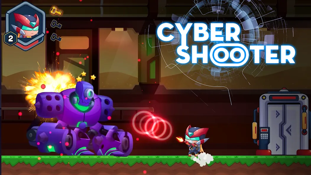 Скачать взлом Metal Gun — Cyber Soldier (Метал Ган)  [МОД Mega Pack] — стабильная версия apk на Андроид screen 3