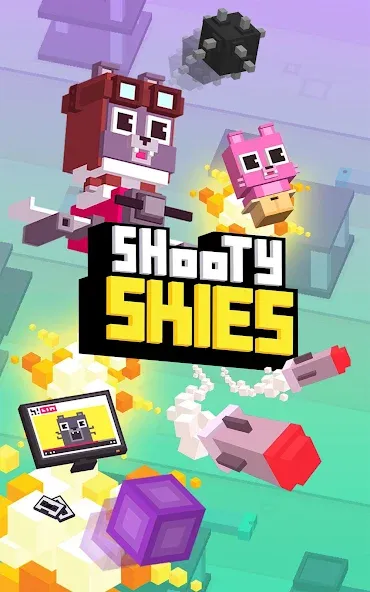 Взлом Shooty Skies (Шутый Скаиес)  [МОД Бесконечные деньги] — стабильная версия apk на Андроид screen 1