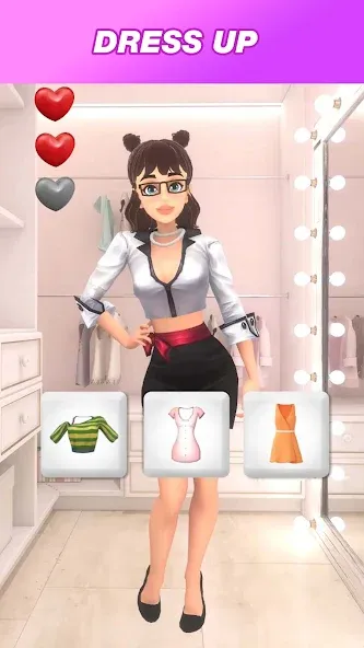 Взломанная Become an Office Queen (Станьте королевой офиса)  [МОД Меню] — последняя версия apk на Андроид screen 3