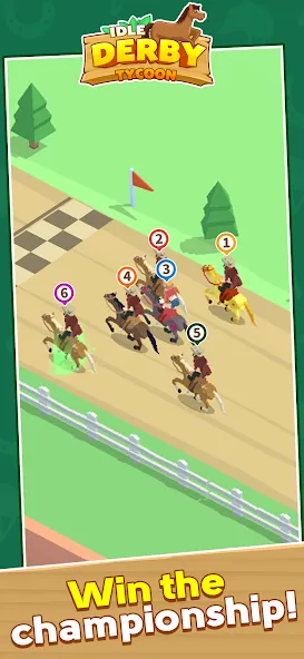 Скачать взлом Idle Derby Tycoon (Айдл Дерби Тайкун)  [МОД Много денег] — последняя версия apk на Андроид screen 2