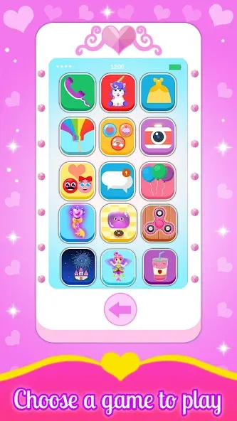 Скачать взломанную Baby Princess Phone  [МОД Unlocked] — последняя версия apk на Андроид screen 1