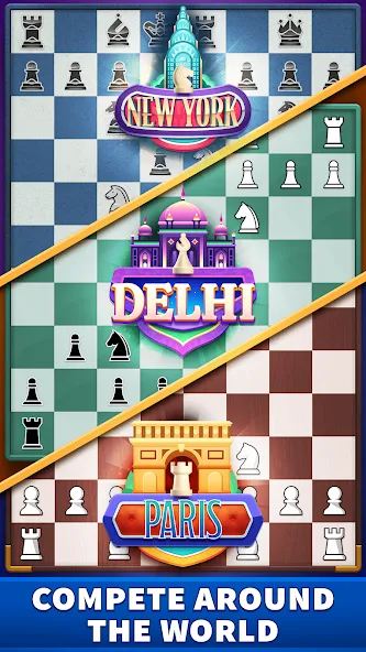 Скачать взломанную Chess Clash: Online & Offline  [МОД Menu] — последняя версия apk на Андроид screen 3