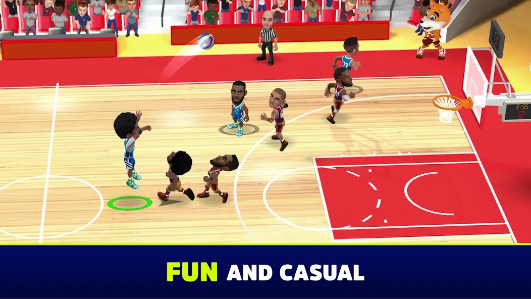 Скачать взлом Mini Basketball (Мини баскетбол)  [МОД Unlocked] — последняя версия apk на Андроид screen 1