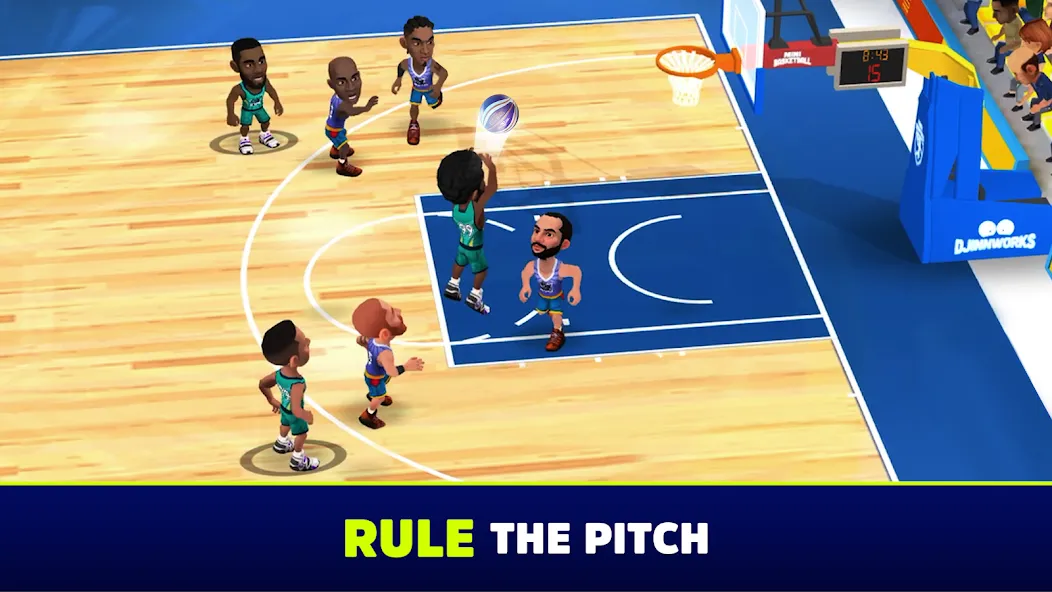 Скачать взлом Mini Basketball (Мини баскетбол)  [МОД Unlocked] — последняя версия apk на Андроид screen 2