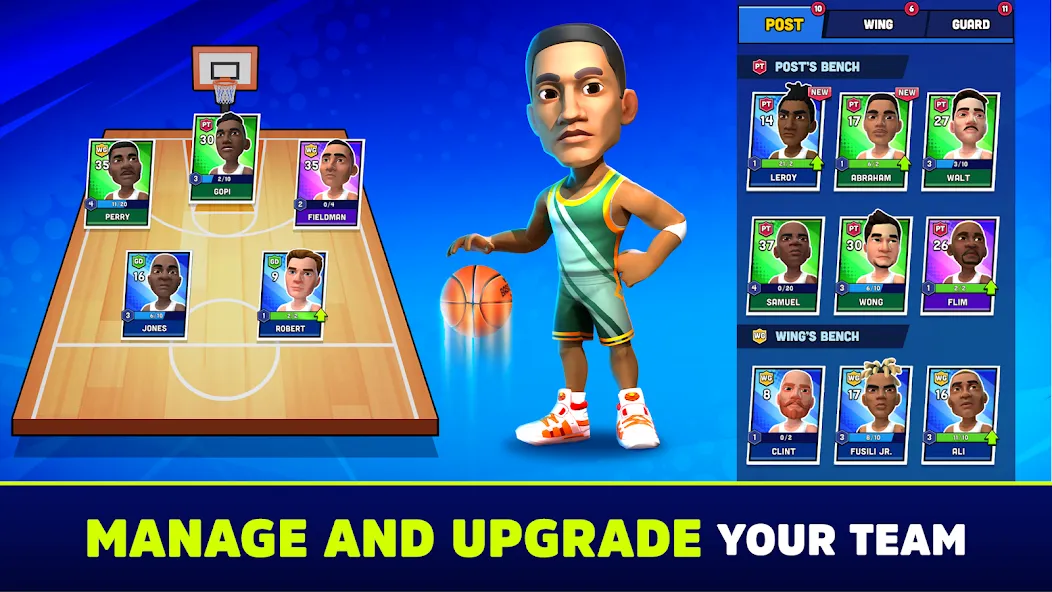 Скачать взлом Mini Basketball (Мини баскетбол)  [МОД Unlocked] — последняя версия apk на Андроид screen 3