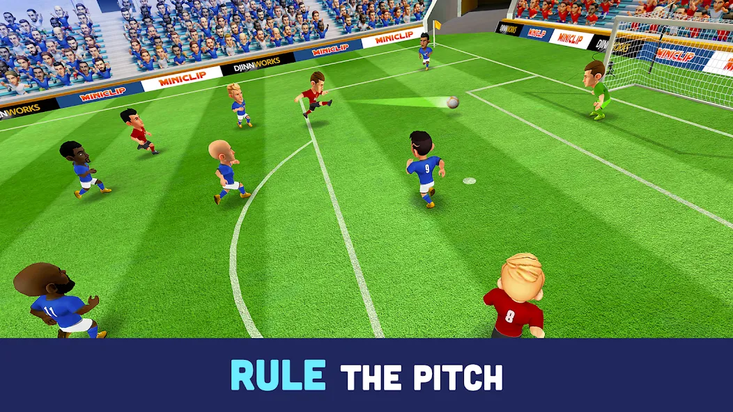 Взломанная Mini Football — Mobile Soccer (Мини Футбол)  [МОД Mega Pack] — последняя версия apk на Андроид screen 3