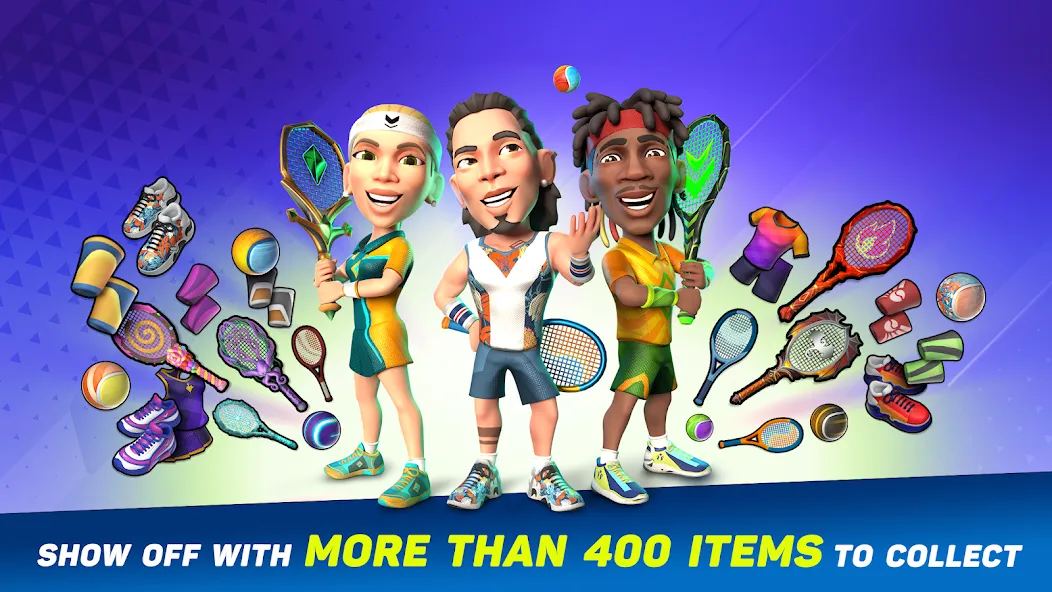 Скачать взлом Mini Tennis: Perfect Smash (Мини Теннис)  [МОД Много монет] — полная версия apk на Андроид screen 5