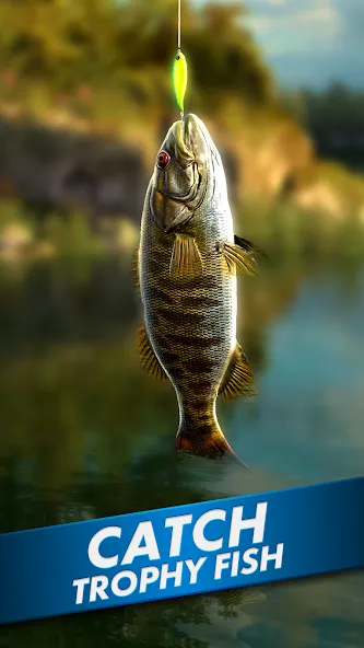 Взломанная Ultimate Fishing! Fish Game  [МОД Unlocked] — стабильная версия apk на Андроид screen 1