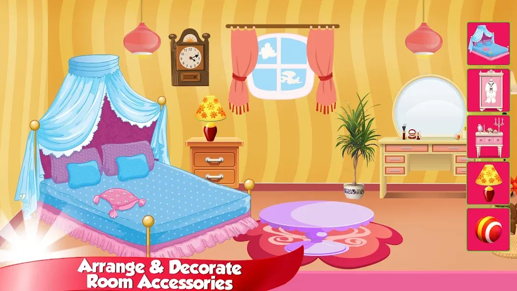 Скачать взлом Girl Doll House Design & Clean  [МОД Меню] — последняя версия apk на Андроид screen 4