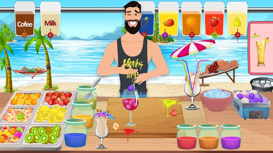 Взлом Boba cocktail:DIY recipe games  [МОД Все открыто] — полная версия apk на Андроид screen 2