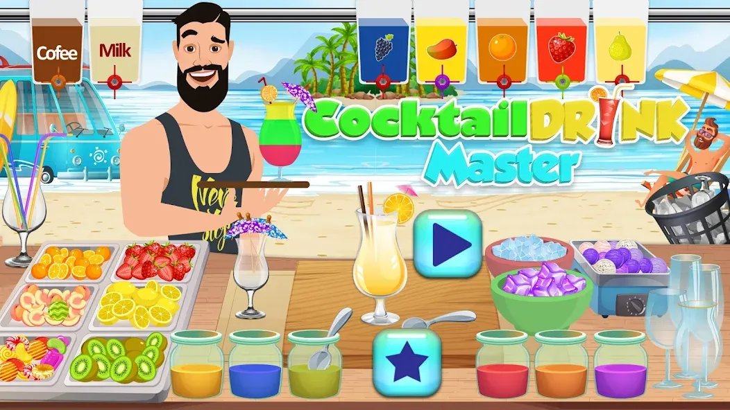 Взлом Boba cocktail:DIY recipe games  [МОД Все открыто] — полная версия apk на Андроид screen 3