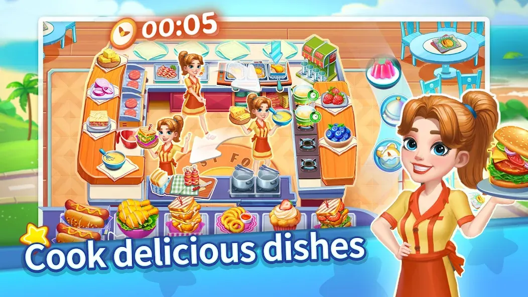 Взломанная Cooking Master Adventure Games (Кукинг Мастер)  [МОД Menu] — последняя версия apk на Андроид screen 1