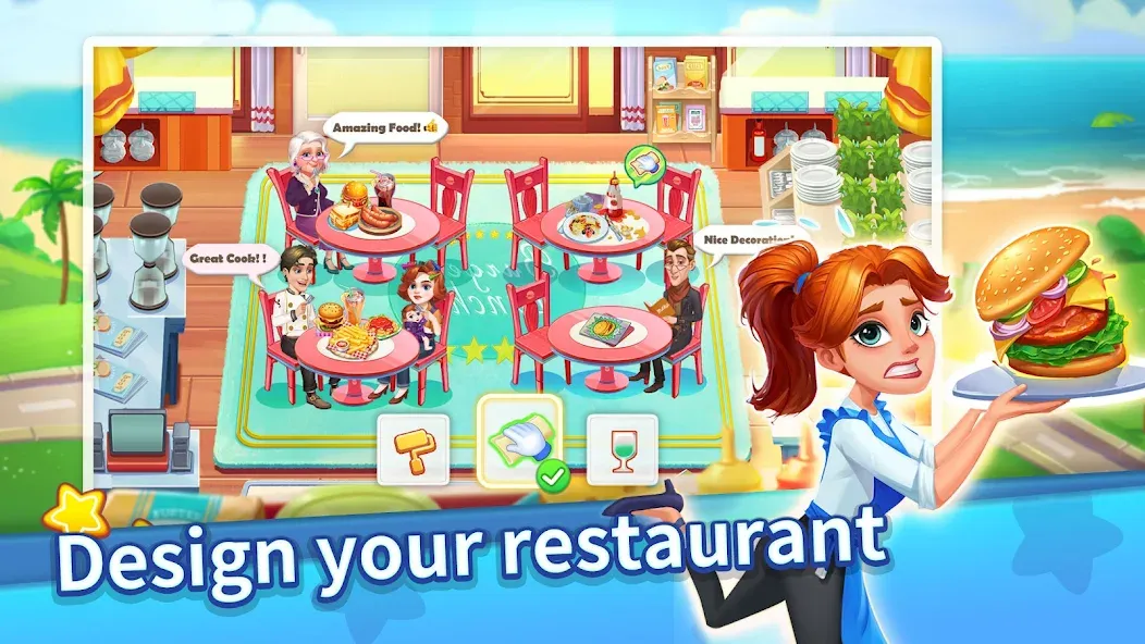 Взломанная Cooking Master Adventure Games (Кукинг Мастер)  [МОД Menu] — последняя версия apk на Андроид screen 2