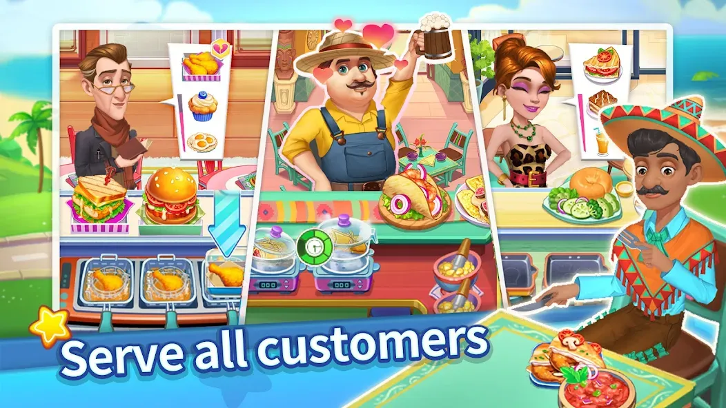 Взломанная Cooking Master Adventure Games (Кукинг Мастер)  [МОД Menu] — последняя версия apk на Андроид screen 3