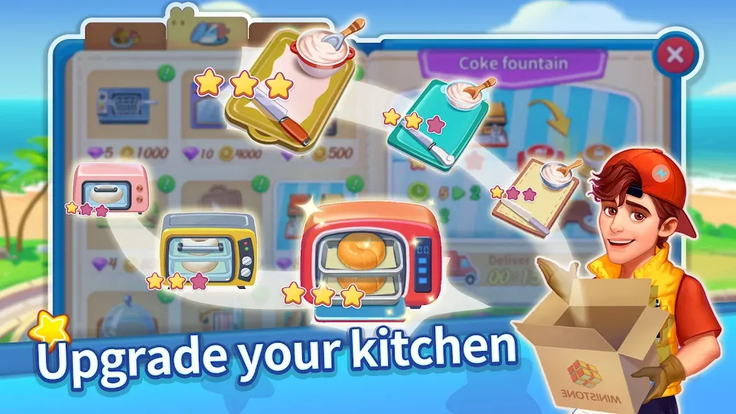 Взломанная Cooking Master Adventure Games (Кукинг Мастер)  [МОД Menu] — последняя версия apk на Андроид screen 4