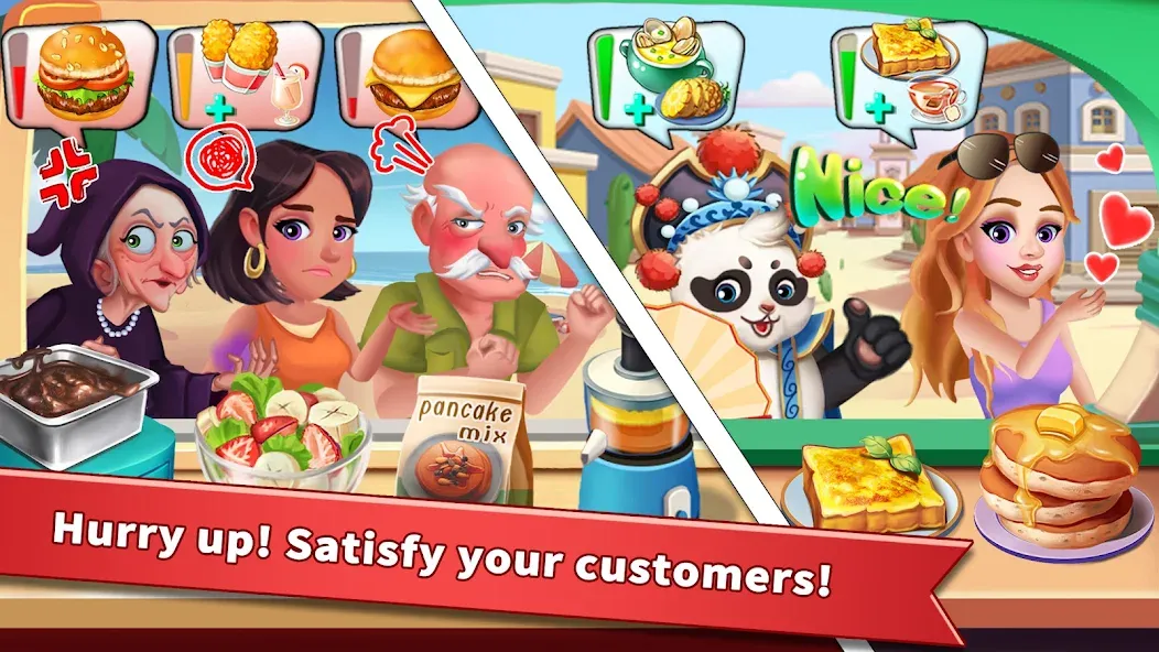 Взломанная Rising Super Chef — Cook Fast (Райзинг Супер Шеф)  [МОД Много денег] — полная версия apk на Андроид screen 3