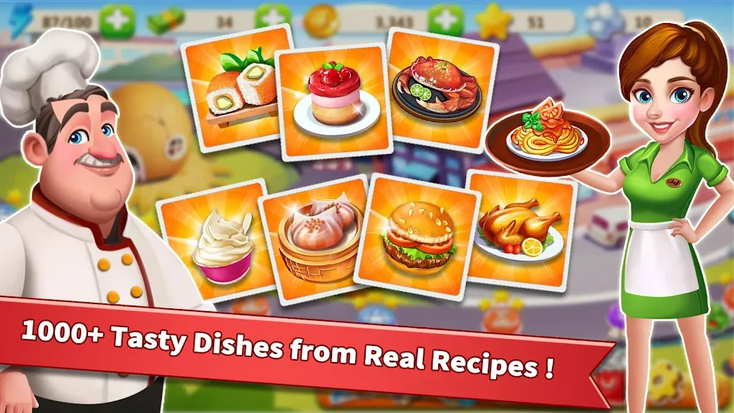 Взломанная Rising Super Chef — Cook Fast (Райзинг Супер Шеф)  [МОД Много денег] — полная версия apk на Андроид screen 5