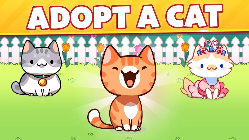 Скачать взломанную Cat Game — The Cats Collector!  [МОД Много денег] — полная версия apk на Андроид screen 1