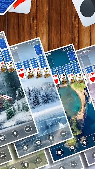 Скачать взлом Solitaire Card Game (Солитер карточная игра)  [МОД Много монет] — полная версия apk на Андроид screen 4