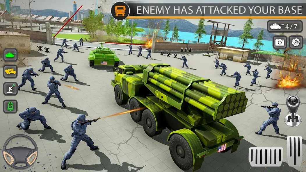 Взломанная Army Transport Military Games  [МОД Много монет] — полная версия apk на Андроид screen 1