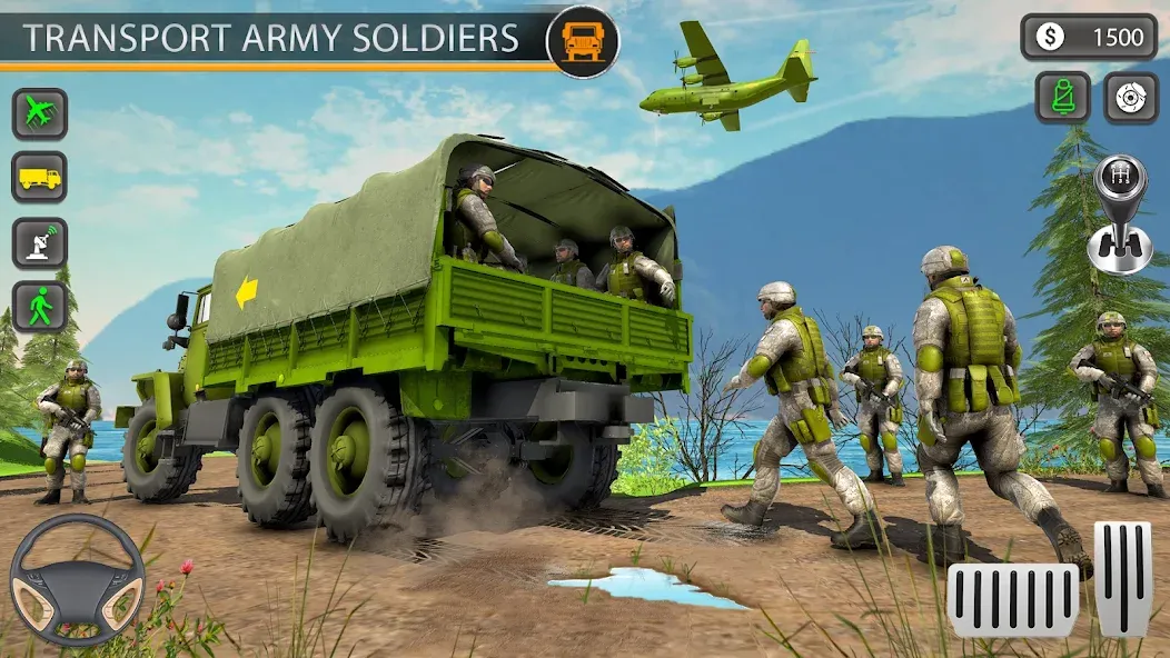 Взломанная Army Transport Military Games  [МОД Много монет] — полная версия apk на Андроид screen 2