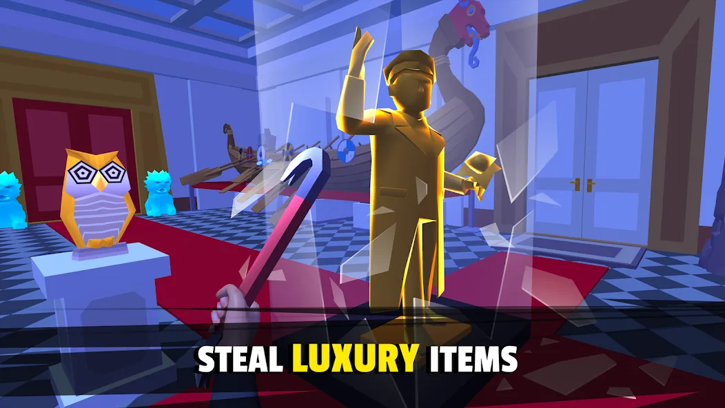 Скачать взломанную Robbery Madness 2:Stealth game (Робери Маднесс 2)  [МОД Mega Pack] — полная версия apk на Андроид screen 2