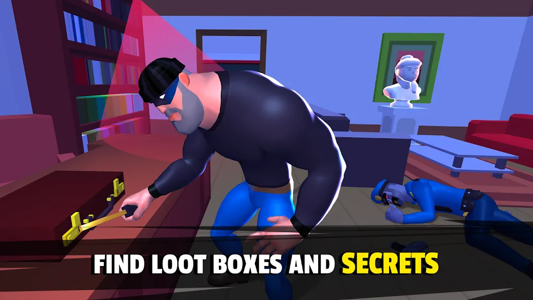 Скачать взломанную Robbery Madness 2:Stealth game (Робери Маднесс 2)  [МОД Mega Pack] — полная версия apk на Андроид screen 5