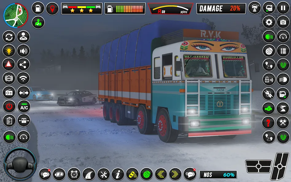 Взлом Indian Truck Game 3d Truck sim (Трак Геймс Драйвинг Симулятор)  [МОД Unlocked] — полная версия apk на Андроид screen 1