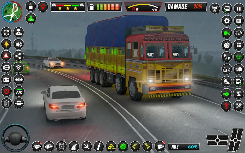 Взлом Indian Truck Game 3d Truck sim (Трак Геймс Драйвинг Симулятор)  [МОД Unlocked] — полная версия apk на Андроид screen 3