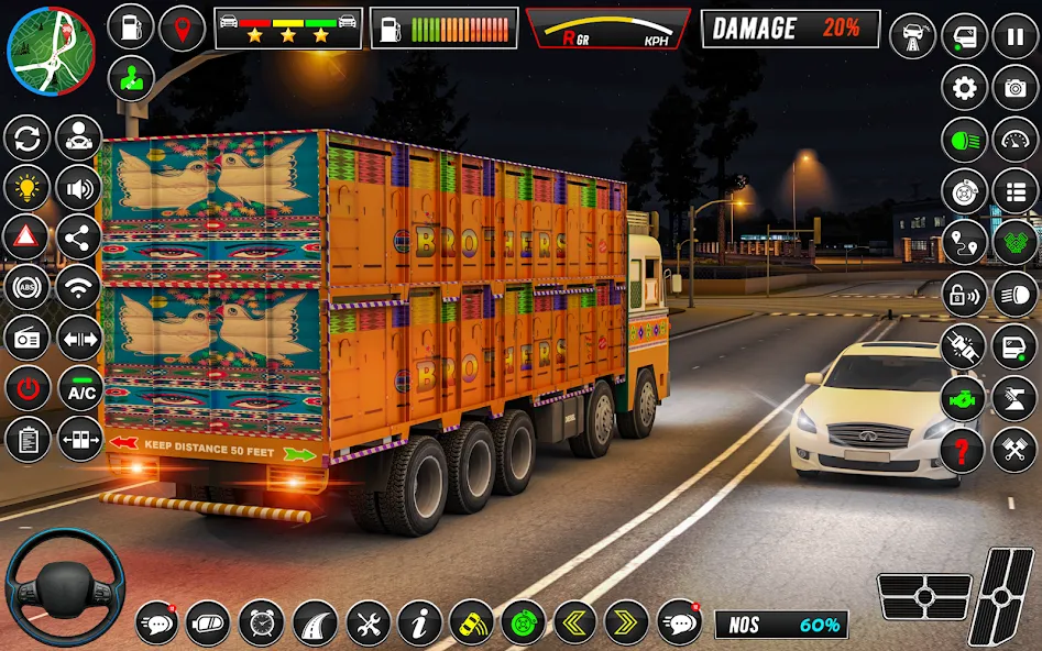 Взлом Indian Truck Game 3d Truck sim (Трак Геймс Драйвинг Симулятор)  [МОД Unlocked] — полная версия apk на Андроид screen 4