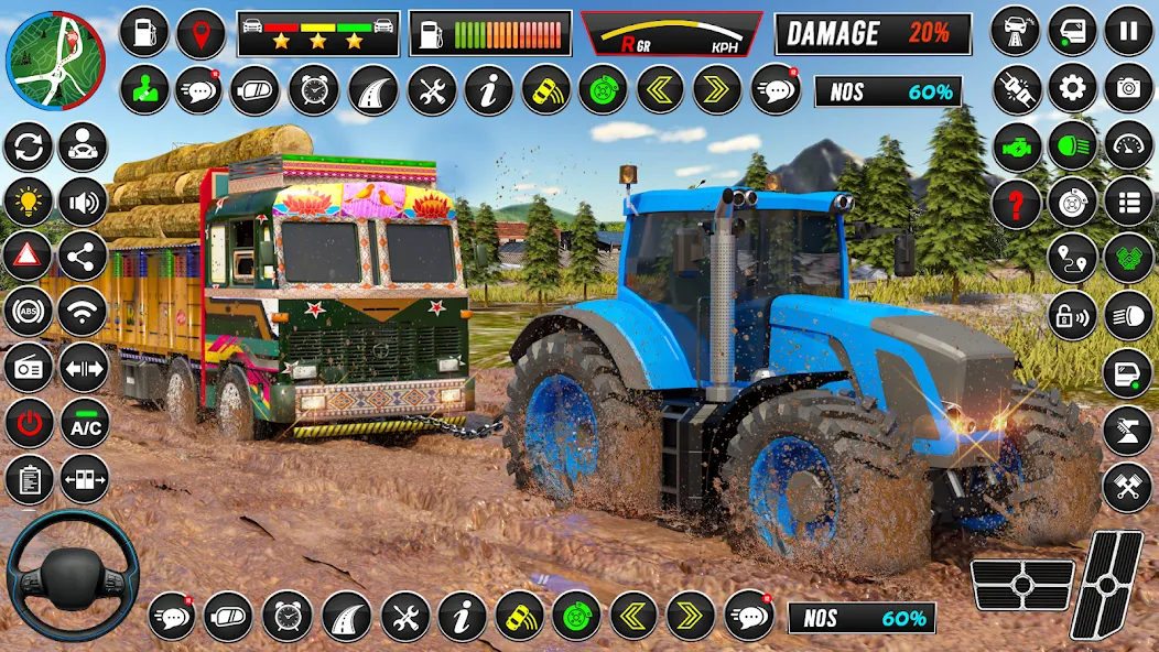 Скачать взломанную Indian Tractor Games Simulator  [МОД Много монет] — стабильная версия apk на Андроид screen 2