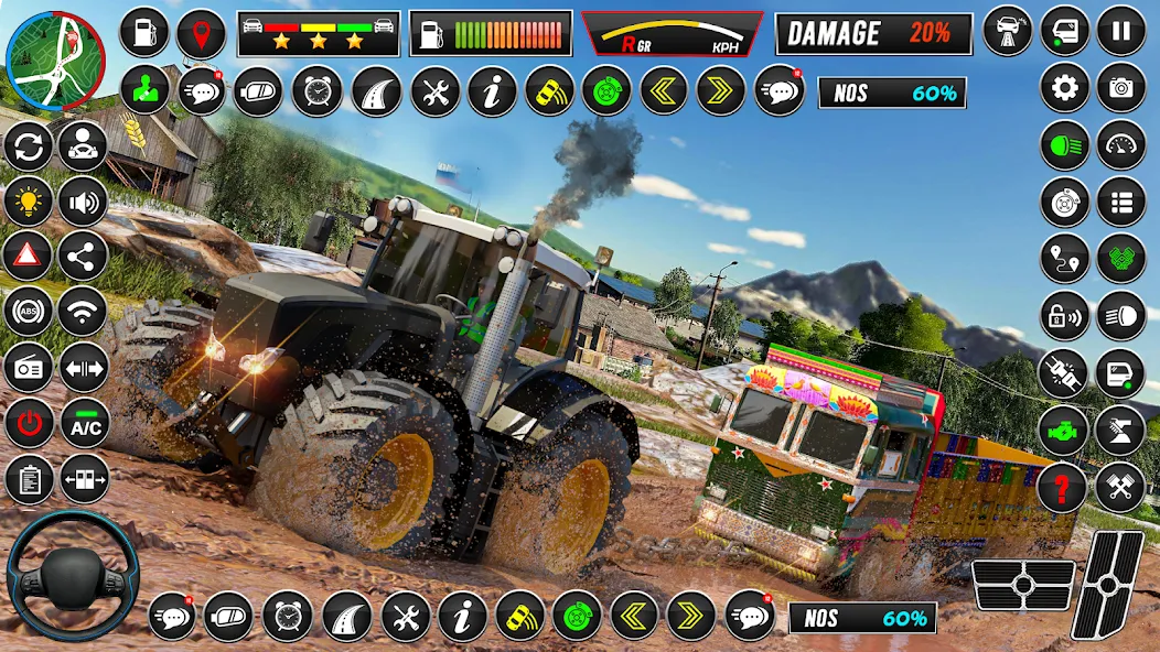 Скачать взломанную Indian Tractor Games Simulator  [МОД Много монет] — стабильная версия apk на Андроид screen 3