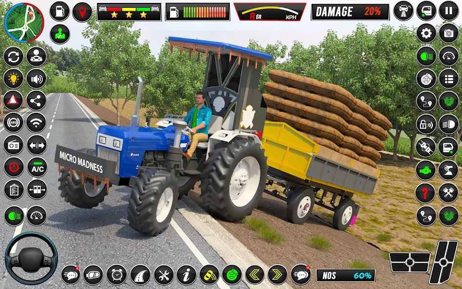 Скачать взломанную Indian Tractor Games Simulator  [МОД Много монет] — стабильная версия apk на Андроид screen 4